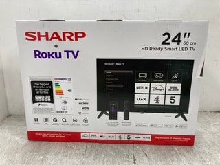 SHARP 24'' ROKU TELEVISION RRP - £139: LOCATION - E18