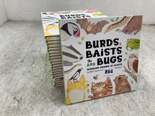 QTY OF BURDS , BAISTS AND BUGS WILDLIFE POEMS BY MAIRI CLAIRE: LOCATION - E16