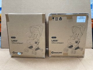 2 X MAXI COSI LARA 2 ULTRA COMPACT CHILDRENS STROLLERS: LOCATION - E13