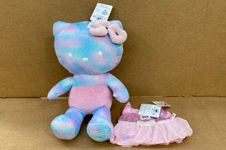 HELLO KITTY 50TH ANNIVERSARY BUILD A BEAR PLUSH IN MULTI: LOCATION - E11