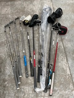 QTY OF ASSORTED GOLF CLUBS TO INCLUDE COBRA DARK SPEED X DRIVER - RRP £200: LOCATION - D4