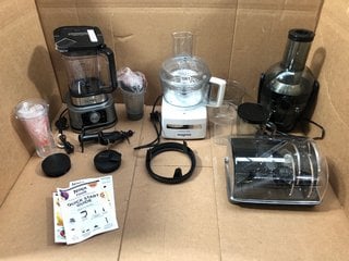 QTY OF ASSORTED HOUSEHOLD ITEMS TO INCLUDE MAGIMIX COMPACT 3200 AUTO MULTIFUNCTION FOOD PROCESSOR - RRP £269.99: LOCATION - BR4