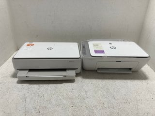 HP ENVY 6020E MULTIFUNCTIONAL PRINTER IN WHITE TO ALSO INCLUDE HP DESKJET 2800E 3 IN 1 PRINTER IN WHITE: LOCATION - BR8