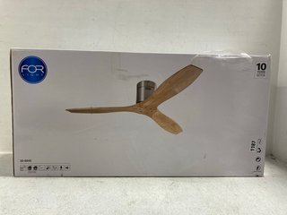 FOR LIGHTING 30-8645 STEM 3 BLADE CEILING FAN - RRP £250.00: LOCATION - BR12