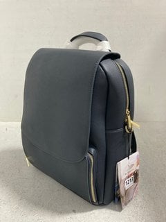 STACKERS THER BACKPACK IN NAVY - RRP £85.00: LOCATION - BR14