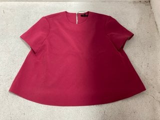 THEORY SS ALINE TOP IN DEEP ROSE - UK S - RRP £295.00: LOCATION - BR14