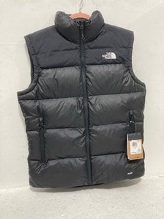 THE NORTH FACE PADDED GILET IN BLACK - UK S - RRP £235.00: LOCATION - BR15