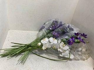 QTY OF ASSORTED ARTIFICIAL FLOWERS: LOCATION - BT6