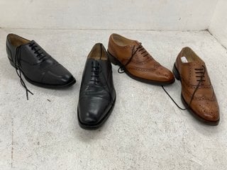 2 X ASSORTED JOHN LEWIS & PARTNERS FOOTWEAR TO INCLUDE JOHN LEWIS & PARTNERS BROGUE LEATHER SHOES SIZE : UK8: LOCATION - BT6