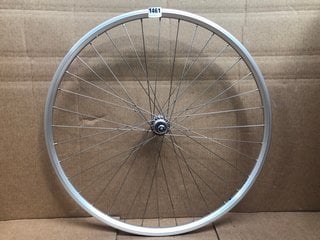 PART WHEELS BICYCLE WHEEL 622X19C IN SILVER TO INCLUDE KX 26" WHEEL IN SILVER: LOCATION - AR3