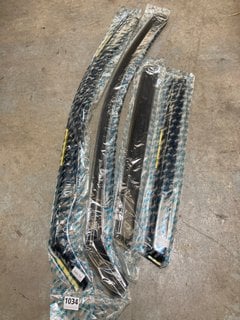 QTY OF ASSORTED CAR WIND DEFLECTORS: LOCATION - BR10