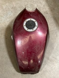 YAMAHA XS650 FUEL TANK IN METALLIC RUBY: LOCATION - BR11