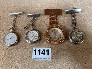 4 X NURSES WATCHES: LOCATION - CR