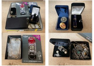 A LARGE QTY OF VINTAGE AND COSTUME JEWELLERY, MUCH BOXED: LOCATION - CR