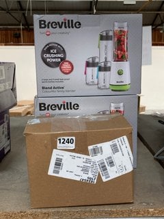 2 X BREVILLE BLEND ACTIVE FAMILY BLENDER TO INCLUDE NINJA 2 IN 1 IMMERSION HAND BLENDER: LOCATION - BR5