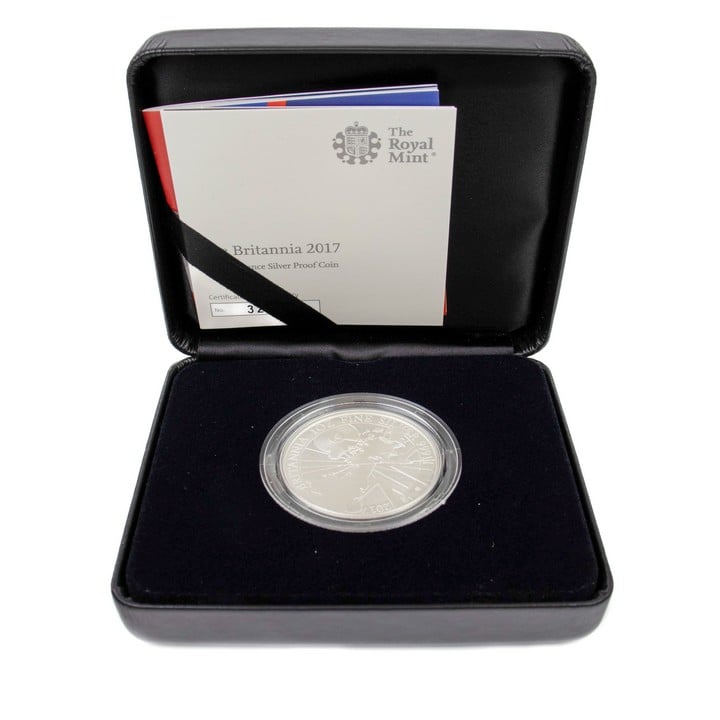 The Royal Mint Britannia The Changing Face of Britan 2017 UK 1oz Silver Proof Coin, comes with presentation box, booklet and out box. (VAT Only Payable on Buyers Premium)