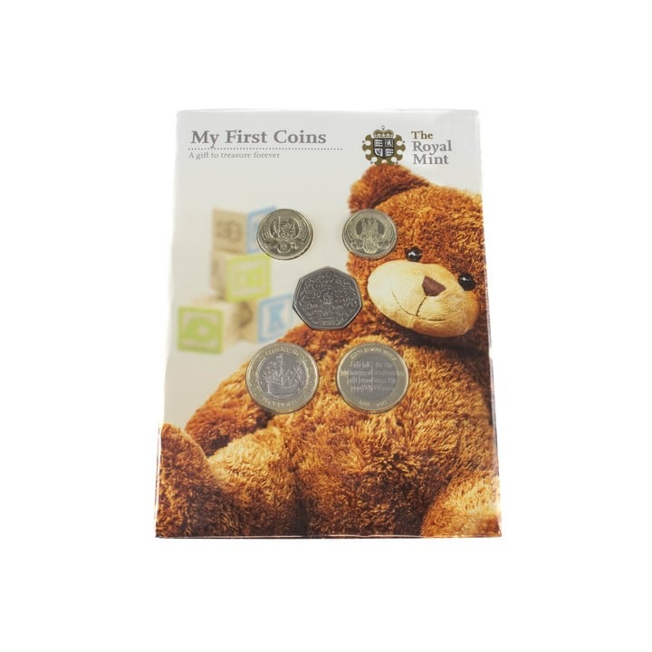 The Royal Mint 2011 'My First Coins' coin set, consisting of 5 coins, comes sealed in a presentation folder. (VAT Only Payable on Buyers Premium)