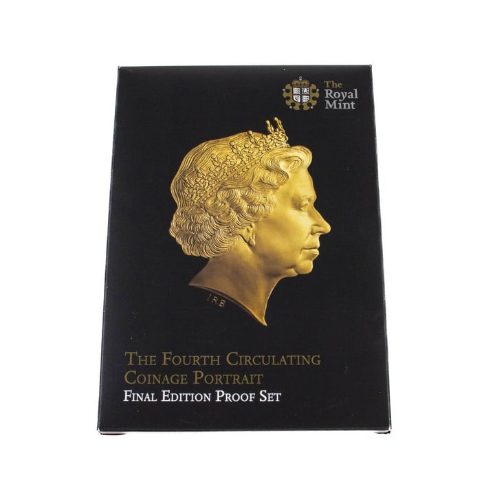 The Royal Mint 2014 'The Fourth Circulating Coinage Portrait' final edition proof set, consisting of 8 coins, comes with certificate and presentation envelope. (VAT Only Payable on Buyers Premium)