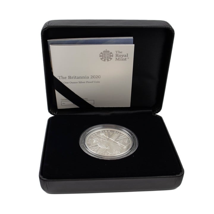 The Royal Mint Britannia The Spirit of a Nation 2020 UK 1oz Silver Proof Coin, comes with presentation box, booklet and out box. (VAT Only Payable on Buyers Premium)