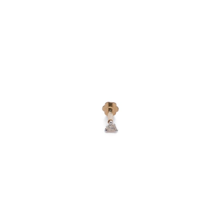 18K Yellow 0.07ct Diamond Nose, Lip and Ear Stud, 0.3g (VAT Only Payable on Buyers Premium)