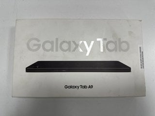 SAMSUNG GALAXY TAB A9 64GB TABLET WITH WIFI (ORIGINAL RRP - £169) IN GRAPHITE: MODEL NO SM-X110 (WITH BOX & ALL ACCESSORIES) [JPTM125526] (SEALED UNIT) THIS PRODUCT IS FULLY FUNCTIONAL AND IS PART OF