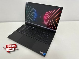 RAZER BLADE 15 ADVANCED MODEL (MID 2021) 1TB LAPTOP IN BLACK: MODEL NO RZ09-0409BFA3-R3F1 (WITH BOX & ALL ACCESSORIES, FRENCH KEYBOARD) INTEL CORE I7-11800H @ 2.30GHZ, 16GB RAM, 15.6" SCREEN, NVIDIA