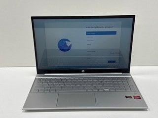 HP PAVILION 512 GB LAPTOP IN SILVER: MODEL NO 15-EH1508SA (WITH MAINS POWER CABLE) AMD RYZEN 7 5700U @ 1.80GHZ, 16 GB RAM, 15.6" SCREEN, AMD RADEON GRAPHICS [JPTM125253] THIS PRODUCT IS FULLY FUNCTIO