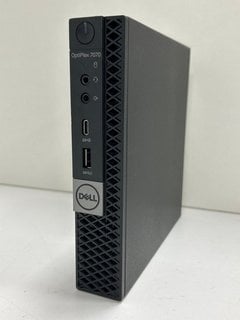 DELL OPTIPLEX 7070 MICRO 512GB PC: MODEL NO D10U003 (UNIT ONLY) INTEL CORE I5-9500 @ 3.00GHZ, 16GB RAM, INTEL UHD GRAPHICS 630 [JPTM125390] THIS PRODUCT IS FULLY FUNCTIONAL AND IS PART OF OUR PREMIUM