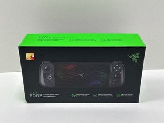 RAZER EDGE GAMING HANDHELD WITH ANDROID GAMES CONSOLE IN BLACK: MODEL NO RZ45-0461 (WITH BOX & ALL ACCESSORIES) [JPTM125372] (SEALED UNIT) THIS PRODUCT IS FULLY FUNCTIONAL AND IS PART OF OUR PREMIUM