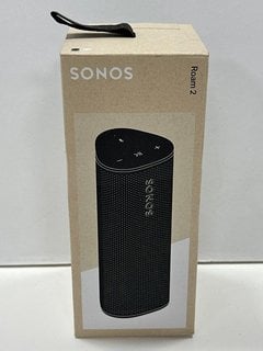 SONOS ROAM 2 PORTABLE BLUETOOTH SPEAKER IN BLACK: MODEL NO 840136811152 (WITH BOX & ALL ACCESSORIES) [JPTM125275] (SEALED UNIT) THIS PRODUCT IS FULLY FUNCTIONAL AND IS PART OF OUR PREMIUM TECH AND EL