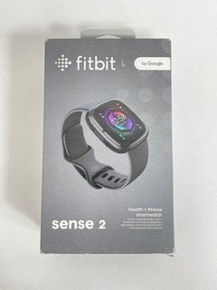 FITBIT SENSE 2 SMARTWATCH (ORIGINAL RRP - £219) IN GRAPHITE ALUMINIUM CASE & SHADOW GREY INFINITY BAND: MODEL NO FB521 (WITH BOX & ALL ACCESSORIES) [JPTM125433] (SEALED UNIT) THIS PRODUCT IS FULLY FU