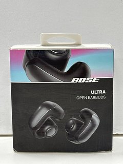 BOSE ULTRA OPEN EARBUDS IN BLACK (WITH BOX & ALL ACCESSORIES) [JPTM125294] (SEALED UNIT) THIS PRODUCT IS FULLY FUNCTIONAL AND IS PART OF OUR PREMIUM TECH AND ELECTRONICS RANGE