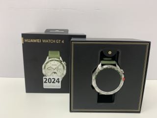 HUAWEI WATCH GT 4 SMARTWATCH IN GREEN WOVEN STRAP: MODEL NO PNX-B19 (WITH BOX & ACCESSORIES) [JPTN41652] THIS PRODUCT IS FULLY FUNCTIONAL AND IS PART OF OUR PREMIUM TECH AND ELECTRONICS RANGE