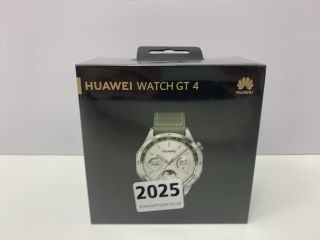 HUAWEI WATCH GT 4 SMARTWATCH IN GREEN WOVEN STRAP: MODEL NO PNX-B19 (WITH BOX & ACCESSORIES) [JPTN41653] THIS PRODUCT IS FULLY FUNCTIONAL AND IS PART OF OUR PREMIUM TECH AND ELECTRONICS RANGE