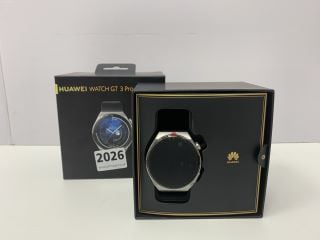 HUAWEI WATCH GT 3 PRO SMARTWATCH IN LIGHT TITANIUM CASE: MODEL NO ODN-B19 (WITH BOX & ACCESSORIES) [JPTN41639] THIS PRODUCT IS FULLY FUNCTIONAL AND IS PART OF OUR PREMIUM TECH AND ELECTRONICS RANGE