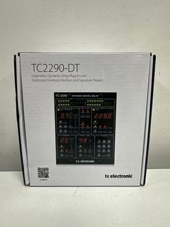 TC ELECTRONIC TC2290-DT STUDIO HARDWARE (ORIGINAL RRP - £159) IN BLACK (WITH BOX & ALL ACCESSORIES) [JPTM125532] (SEALED UNIT) THIS PRODUCT IS FULLY FUNCTIONAL AND IS PART OF OUR PREMIUM TECH AND ELE