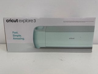 CRICUT EXPLORE 3 CUTTING MACHINE (ORIGINAL RRP - £299) IN MINT (WITH BOX & ALL ACCESSORIES) [JPTM125714] THIS PRODUCT IS FULLY FUNCTIONAL AND IS PART OF OUR PREMIUM TECH AND ELECTRONICS RANGE