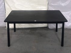 WYCOMBE DINING TABLE IN BLACK - PRODUCT CODE. 895579 - RRP £875