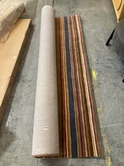 JOHN LEWIS RUSSET MULTISTRIPE RUG 300 X 200CM - RRP £360