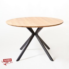 1 X STONE THE CROWS DINING TABLE -120 X 76CMS - (H) 76 X (W) 120 X (D) 120 CM - TOTAL RRP £415