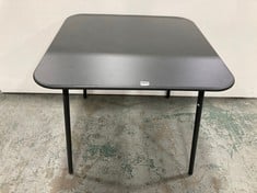 JOHN LEWIS BLACK METAL COFFEE TABLE