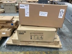 PALLET OF ASSORTED PARTS TO INCLUDE JOHN LEWIS BOW OAK 2 DOOR WARDROBE - ITEM NO. 80315704 (BOX 2/2, PART ONLY) (KERBSIDE PALLET DELIVERY)