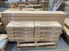 8 X JOHN LEWIS SPINDLE GYMI KING SIZE BED FRAME (MISSING BOX 1/3, PART ONLY) (KERBSIDE PALLET DELIVERY)