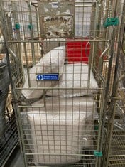 CAGE OF GARDEN FURNITURE CUSHIONS IN BEIGE (CAGE NOT INCLUDED) (KERBSIDE PALLET DELIVERY)