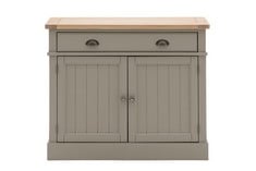 ETON SMALL 2 DOOR 1 DRAWER SIDEBOARD IN MOSS - RRP £750