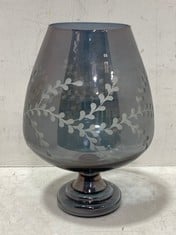 EVA HURRICANE ETCHED GREY LUSTRE 230X230X320 - ITEM NO. 757624 - RRP £ 49.95