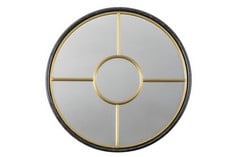 ROCCA ROUND MIRROR GOLD 600X30X600MM - ITEM NO. 703515 - RRP £ 149.95