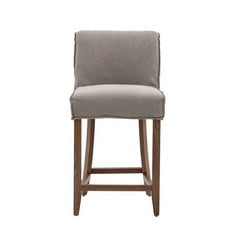 TARNBY BAR STOOL GREY LINEN (2PK) - ITEM NO. 872662 - RRP £ 624.95