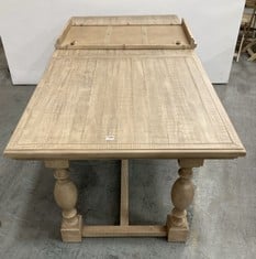 VANCOUVER EXTENDING DINING TABLE IN NATURAL - RRP £1500