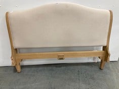 JOHN LEWIS KING SIZE HEADBOARD IN NATURAL FABRIC